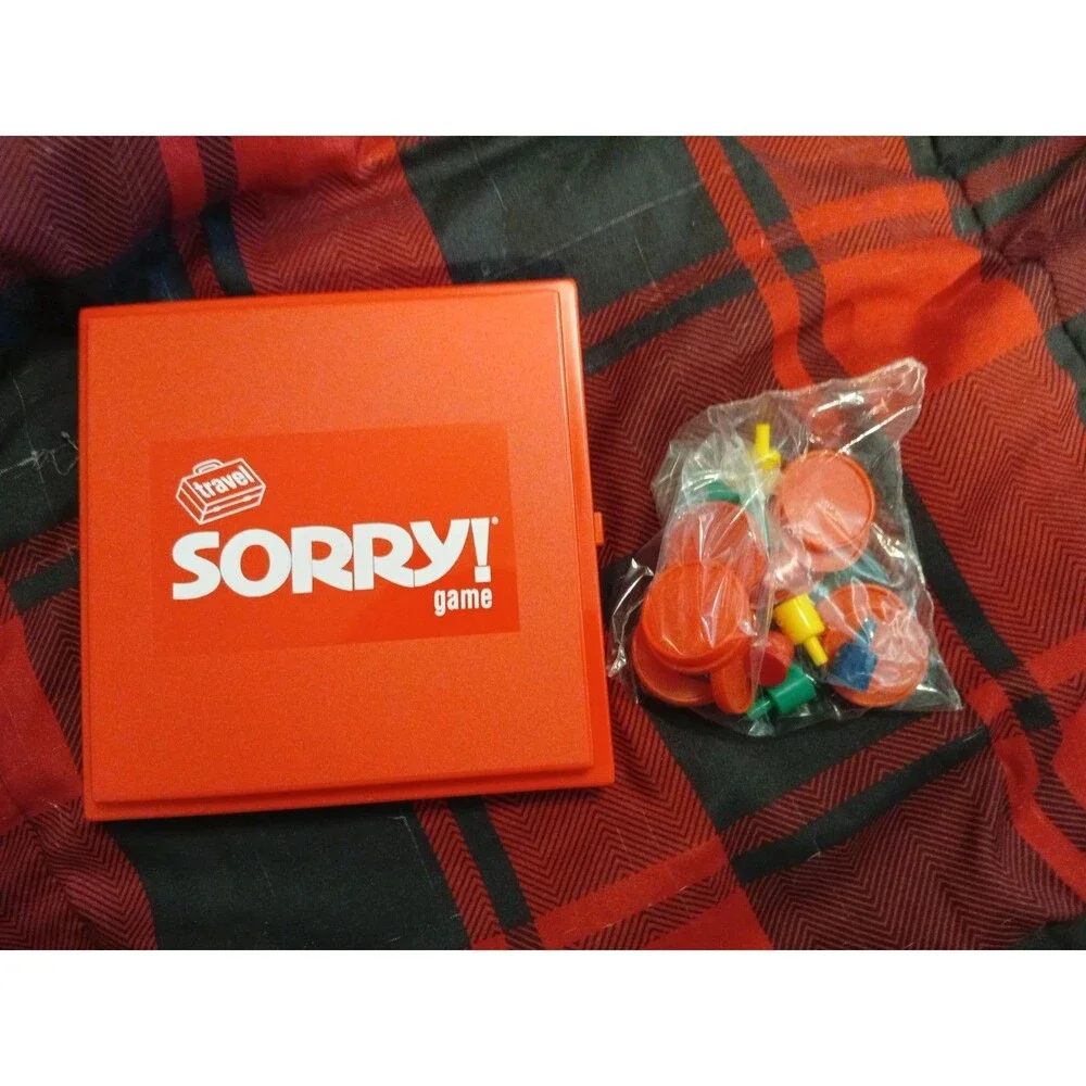 Travel Sorry Board Game - Parker Brothers - Vintage 1990 - New In Box